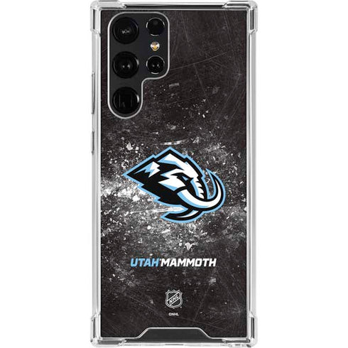 NHL Utah Mammoth Ice Frost Galaxy S22 Ultra Clear Case