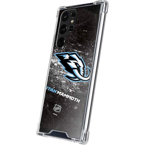NHL Utah Mammoth Ice Frost Galaxy S22 Ultra Clear Case