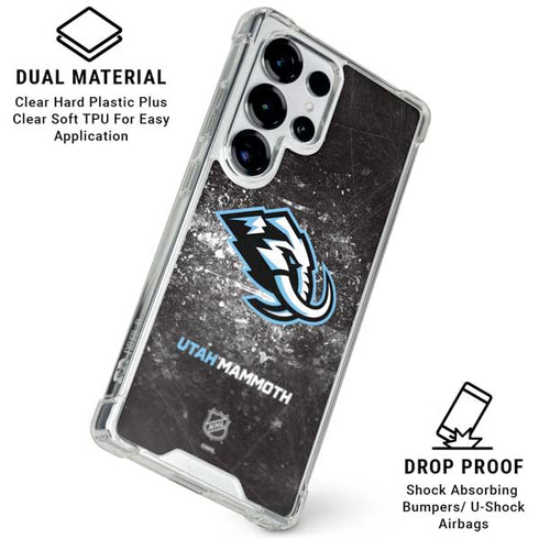 NHL Utah Mammoth Ice Frost Galaxy S25 Ultra Clear Case