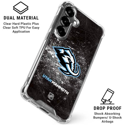 NHL Utah Mammoth Ice Frost Galaxy S26 Plus Clear Case