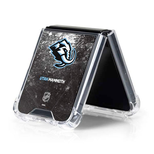 NHL Utah Mammoth Ice Frost Galaxy Z Flip5 5G Clear Case
