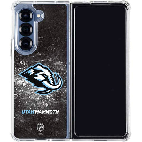 NHL Utah Mammoth Ice Frost Galaxy Z Fold7 Clear Case