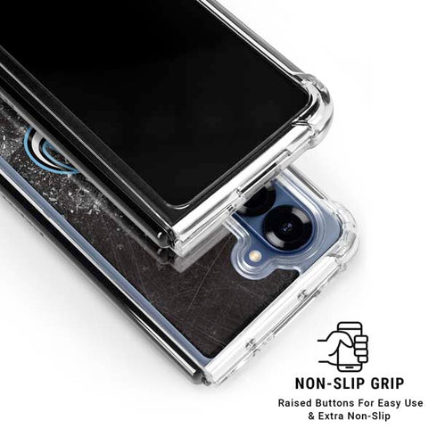 NHL Utah Mammoth Ice Frost Galaxy Z Fold7 Clear Case