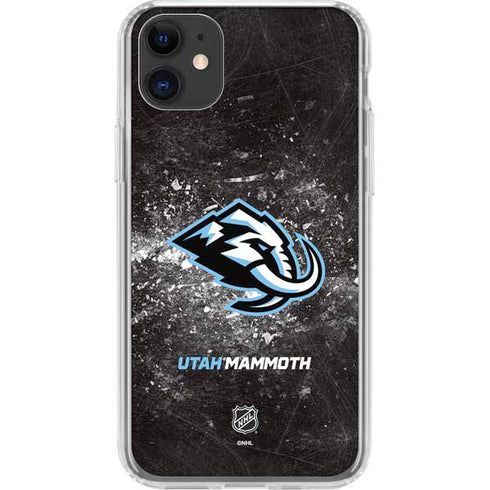 NHL Utah Mammoth Ice Frost iPhone 11 Clear Case