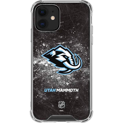 NHL Utah Mammoth Ice Frost iPhone 12 Clear Case