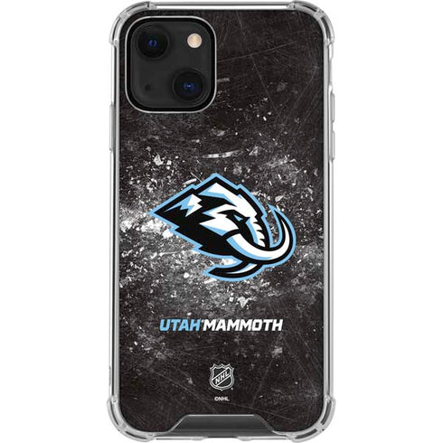 NHL Utah Mammoth Ice Frost iPhone 13 Mini Clear Case