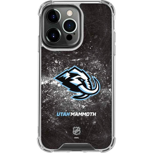 NHL Utah Mammoth Ice Frost iPhone 13 Pro Clear Case