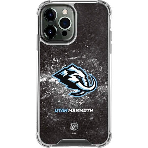 NHL Utah Mammoth Ice Frost iPhone 13 Pro Max Clear Case