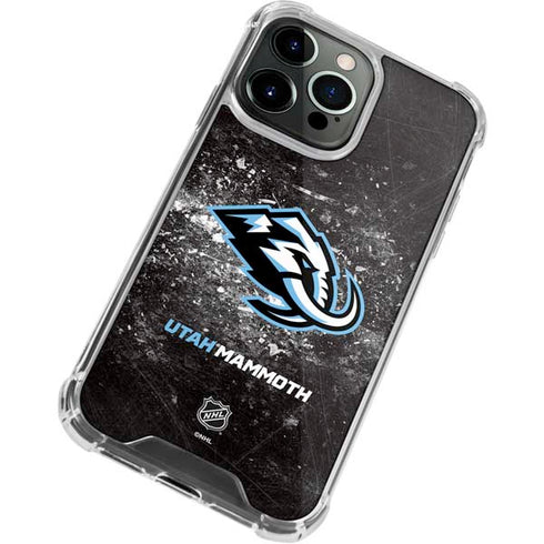 NHL Utah Mammoth Ice Frost iPhone 13 Pro Max Clear Case