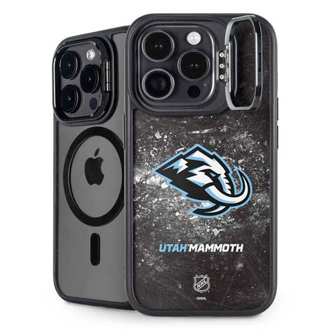 NHL Utah Mammoth Ice Frost iPhone 13 Pro Max Kickstand Case