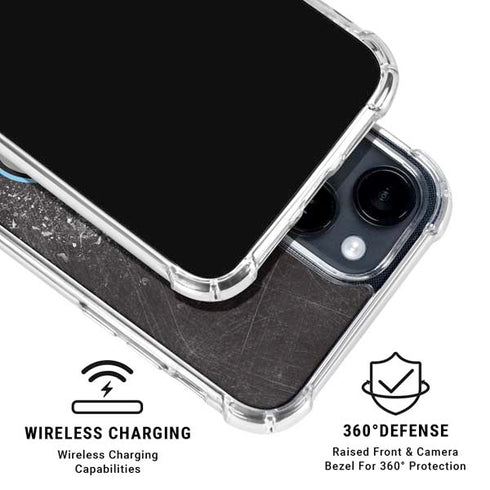 NHL Utah Mammoth Ice Frost iPhone 14 Clear Case