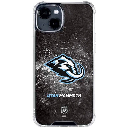 NHL Utah Mammoth Ice Frost iPhone 14 Plus Clear Case