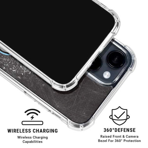 NHL Utah Mammoth Ice Frost iPhone 14 Plus Clear Case