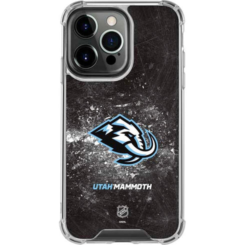NHL Utah Mammoth Ice Frost iPhone 14 Pro Clear Case
