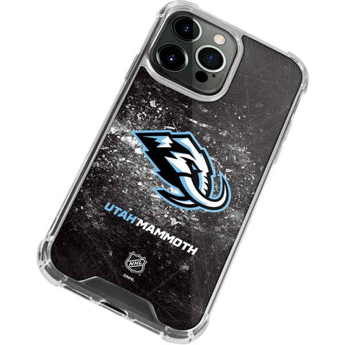 NHL Utah Mammoth Ice Frost iPhone 14 Pro Clear Case