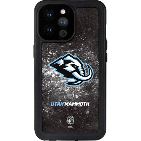NHL Utah Mammoth Ice Frost iPhone 14 Pro Max Waterproof Case