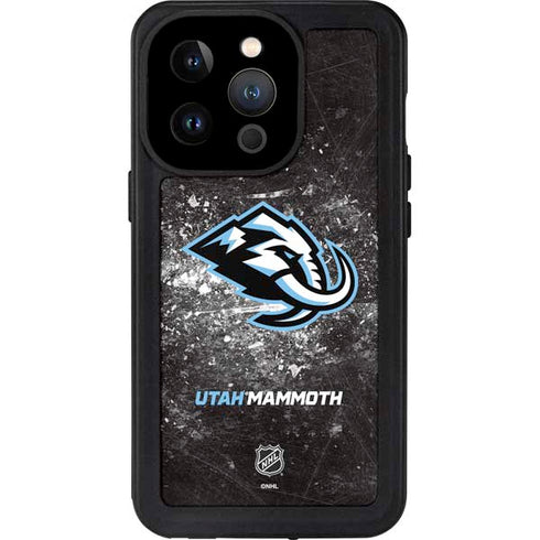 NHL Utah Mammoth Ice Frost iPhone 14 Pro Waterproof Case