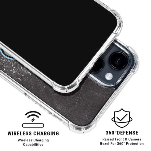 NHL Utah Mammoth Ice Frost iPhone 15 Clear Case