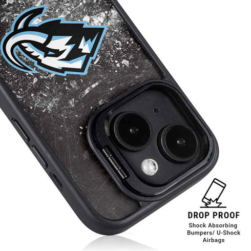NHL Utah Mammoth Ice Frost iPhone 15 Kickstand Case