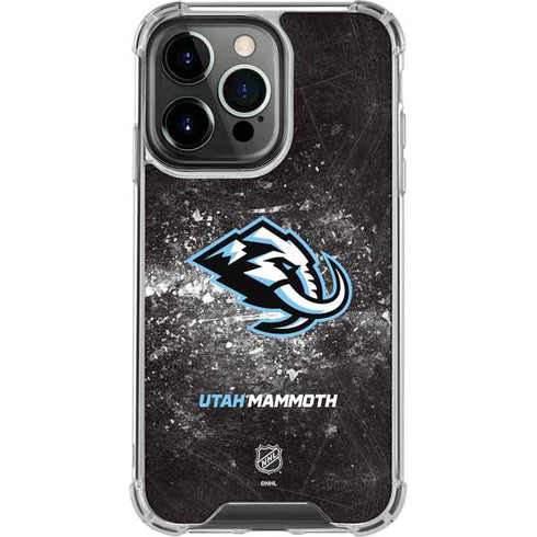 NHL Utah Mammoth Ice Frost iPhone 15 Pro Max Clear Case