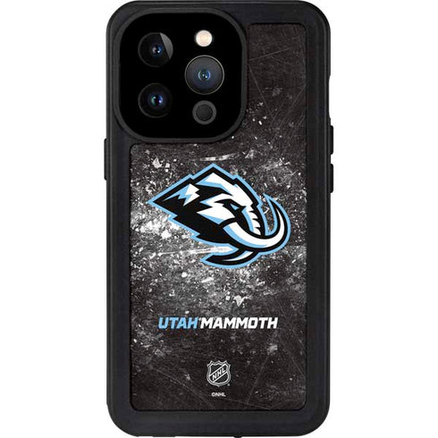 NHL Utah Mammoth Ice Frost iPhone 15 Pro Waterproof Case