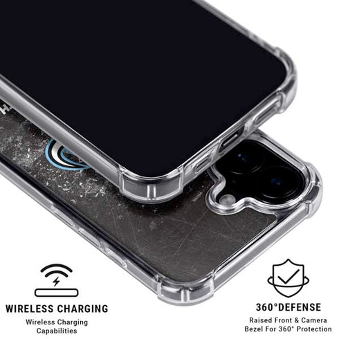 NHL Utah Mammoth Ice Frost iPhone 16 Clear Case