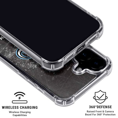 NHL Utah Mammoth Ice Frost iPhone 16 Plus Clear Case