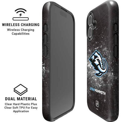 NHL Utah Mammoth Ice Frost iPhone 16 Plus Magsafe Impact Case
