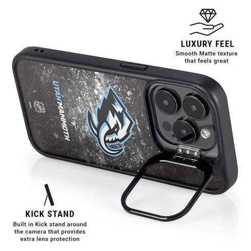 NHL Utah Mammoth Ice Frost iPhone 16 Pro Max Kickstand Case