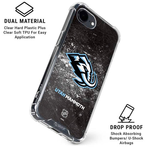 NHL Utah Mammoth Ice Frost iPhone 16e Clear Case