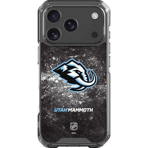 NHL Utah Mammoth Ice Frost iPhone 17 Pro Clear Case