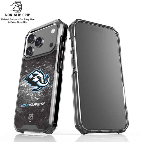 NHL Utah Mammoth Ice Frost iPhone 17 Pro Clear Case