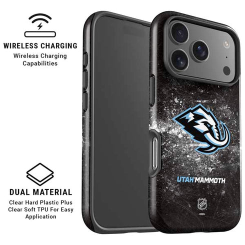NHL Utah Mammoth Ice Frost iPhone 17 Pro Magsafe Impact Case