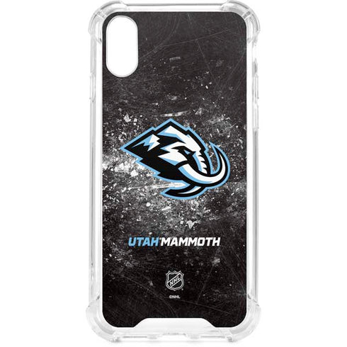 NHL Utah Mammoth Ice Frost iPhone XS Clear Case