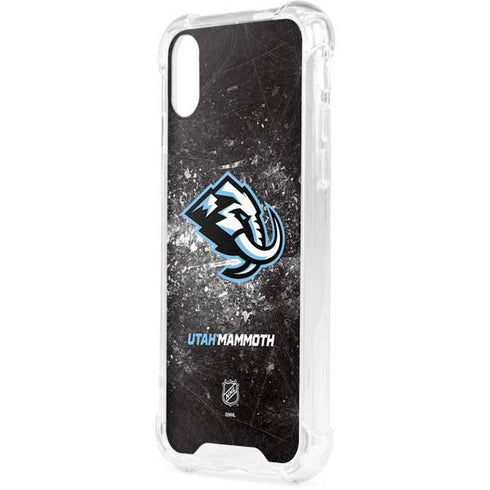 NHL Utah Mammoth Ice Frost iPhone XS Clear Case