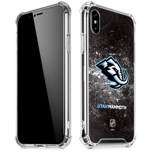 NHL Utah Mammoth Ice Frost iPhone XS Max Clear Case