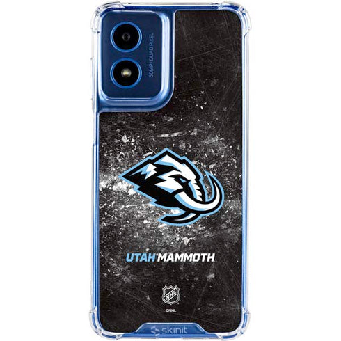 NHL Utah Mammoth Ice Frost Moto G 5G (2024) Clear Case