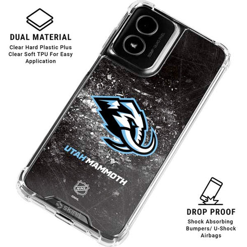 NHL Utah Mammoth Ice Frost Moto G Power 5G (2024) Clear Case