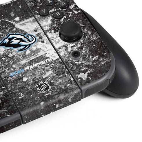 NHL Utah Mammoth Ice Frost Nintendo Switch (2017-2021) Joy-Con Controller Skin