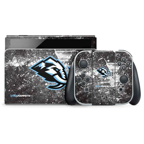 NHL Utah Mammoth Ice Frost Nintendo Switch OLED (2021) Skin