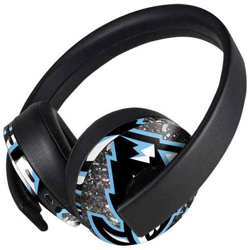 NHL Utah Mammoth Ice Frost PlayStation 4 Gold Wireless Headset Skin