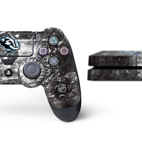 NHL Utah Mammoth Ice Frost PS4 Console and Controller Bundle Skin