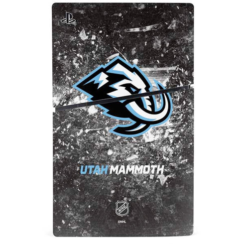 NHL Utah Mammoth Ice Frost PS5 Slim Digital Edition Bundle Skin