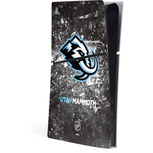 NHL Utah Mammoth Ice Frost PS5 Slim Digital Edition Console Skin