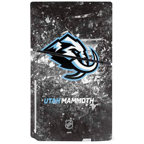 NHL Utah Mammoth Ice Frost PS5 Slim Disk Bundle Skin