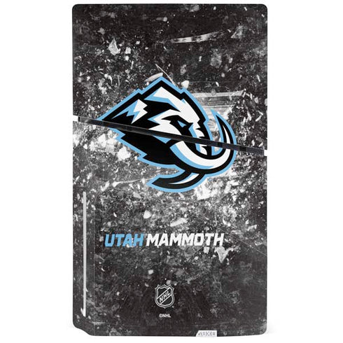 NHL Utah Mammoth Ice Frost PS5 Slim Disk Console Skin