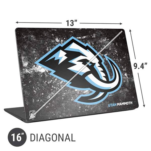 NHL Utah Mammoth Ice Frost Universal Laptop 16in (13 x 9.4in) Skin