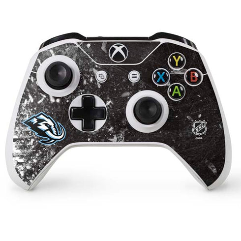 NHL Utah Mammoth Ice Frost Xbox One S Console and Controller Bundle Skin