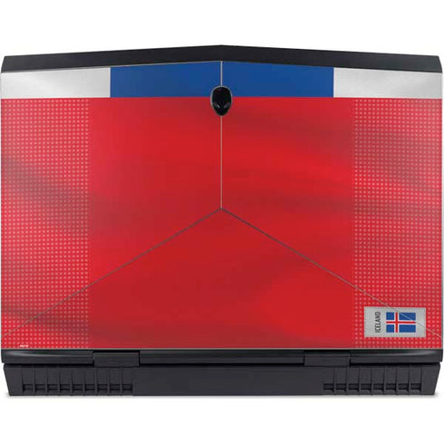 Iceland Soccer Flag Dell Alienware Skin