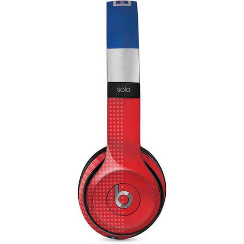 Iceland Soccer Flag Beats Solo 2 Wired Skin